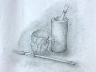 graphite drawing practice