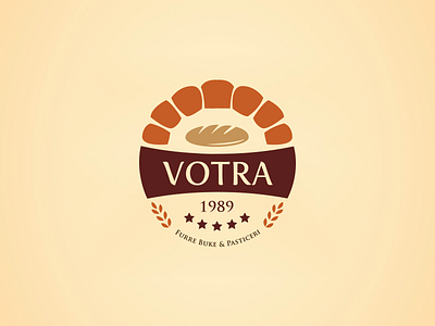 Bakery Votra bakery brand branding bread identity logo pasticceria since symbol votra year