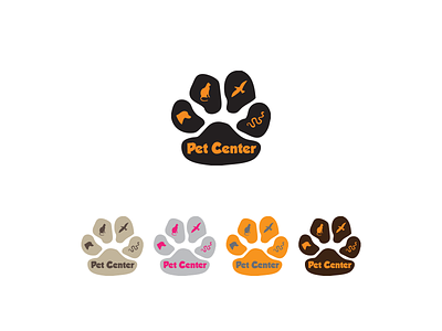 Pet Center / logo design animal brand branding cat center colors design dog logo pet snake