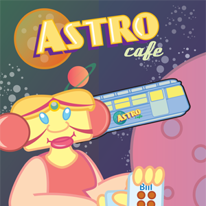 Astro Diner Cover2 alien astro bill cafe cover diner planets space