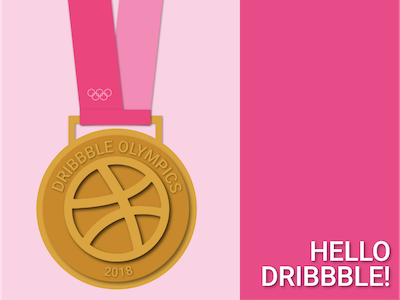 Hello Dribbble! debut gold medal olympics pyeongchang winter