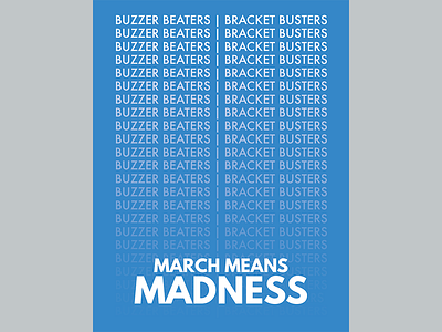 MARCH MEANS MADNESS basketball march madness ncaa tournament