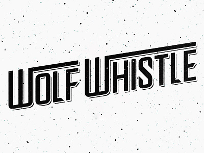 Wolf Whistle blog branding font graphic design illustrator logo photoshop type website
