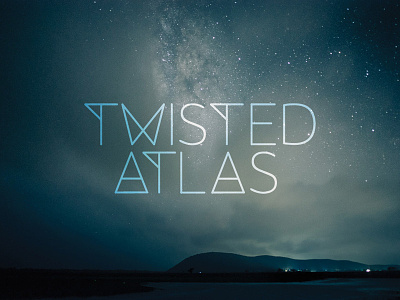 Twisted Atlas blog branding graphic logo design marketing photoshop typeface website