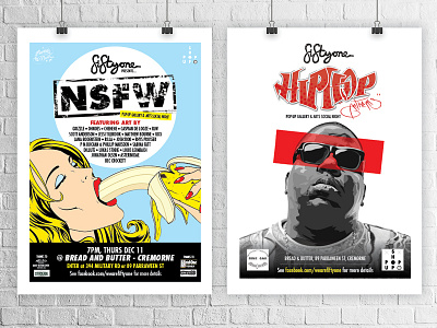 Art Gallery Posters art australia collection event graphics hip hop icon marketing nsfw print sydney typography