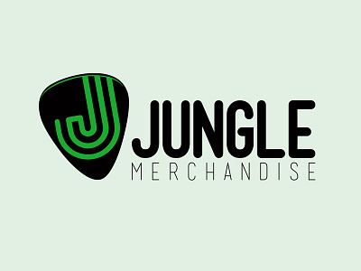 Jungle Merchandise logo branding design graphic identity illustrator logo merchandise music website
