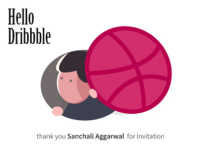 Hello Dribble~ dribbble first invite shot