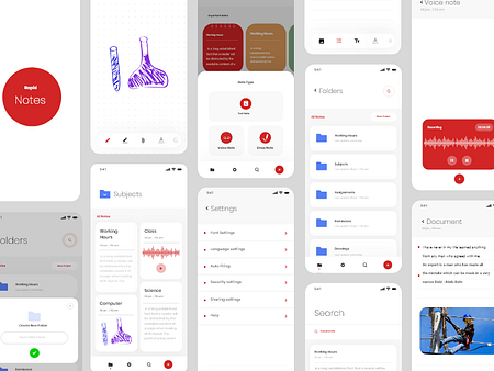Rapid notes app by Gowtham for Mallow Technologies on Dribbble
