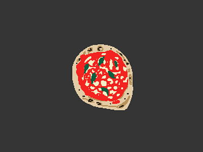 Handmade CryptoPizza – Basilica crypto cryptopizza handmadecryptopizza illustration nft nftart pixelart