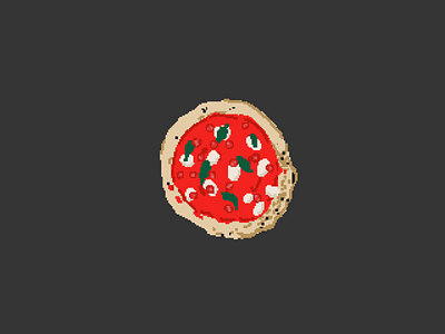 Handmade CryptoPizza - Bufala crypto cryptoart cryptopizza design handmadecryptopizza icons illustration nft nftart pixelart