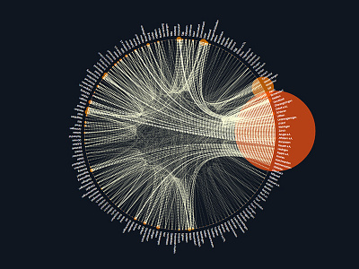 Interactive Data Visualization circle connection data graph interactive visu visualization