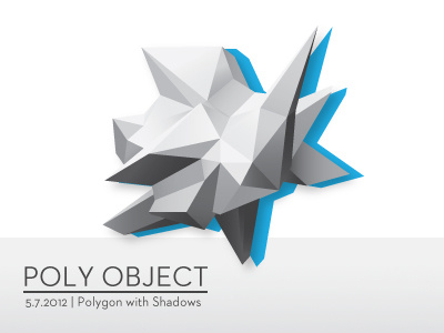 Polygon grey greytones just something poly object polygon shadows surfaces