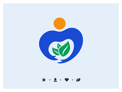 健康管理师标志 health logo healthcare icon illustration logo