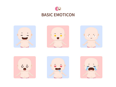 Basic emoticon design illustration ui