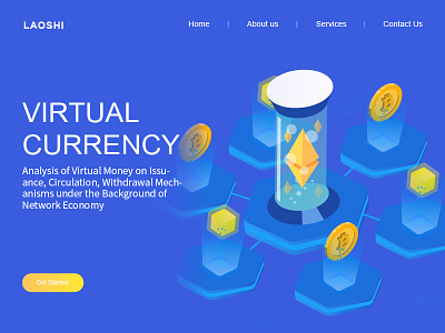 Virtual currency 2 design icon illustration ui web