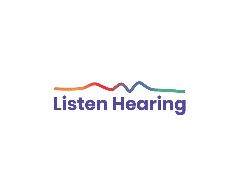 Listen Hearing Logo Animation 2019 animation audio design gif icon logo minimal motion trend wave