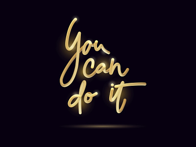 You can do it 3d lettering