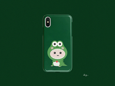 baby crocodile child crocodile cute design illustration phone case