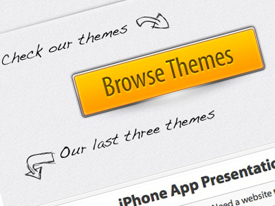 Mightywp.com browse themes button layout mightywp psd template templates theme themes website wordpress wp
