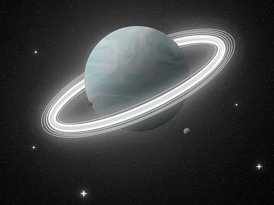 Ring planet illustration | Created in Figma (Download for free) art concept design digitalart figma illustration madeinfigma planet saturn space