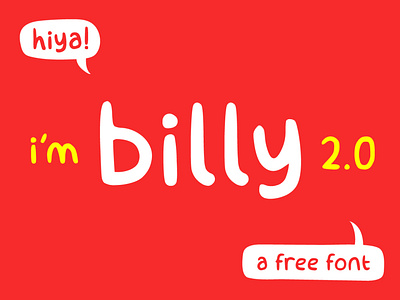 billy 2.0 - free font!