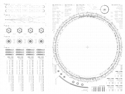 PR:U_cpt.II data design fui futuristic hud illustrator infographic interface technology ui vector