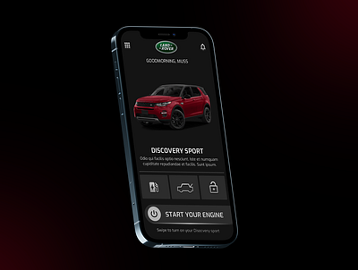 Land Rover concept app app car landrover remote