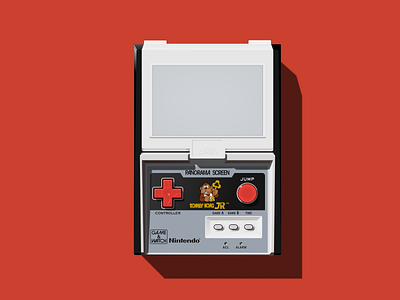 Nintendo Donkey Kong Jr console. console donkey kong game gameboy games gaming illustration nintendo outline video games