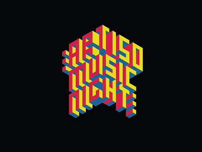 Artiso Music Night isometric text