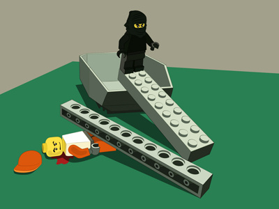 Lego Ninja Attack illustration