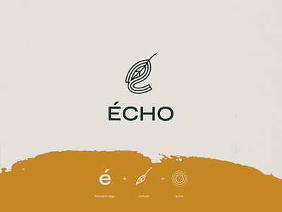 Écho - Clothing Brand Logo brand branding clothing concious design echo ethical fashion logo sustainable