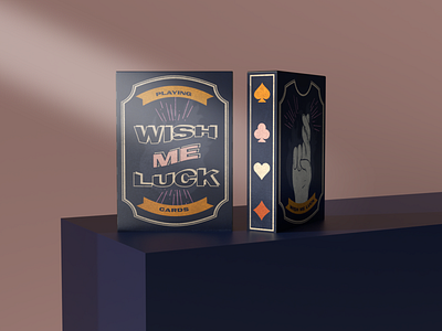 Wish Me Luck Playing Cards