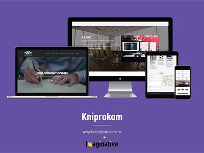 Web Design and Development - Kniprokom.com.mk | Imaginative