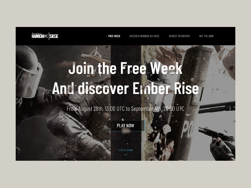 Rainbow Six Siege Concept Ui Designs Themes Templates And Downloadable Graphic Elements On Dribbble