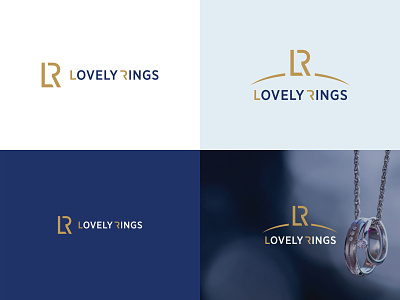 Lovely Rings. Logotype for jewelry online shop. branding corporate branding corporate design design graphic design icon identity illustration logo logotype typography vector