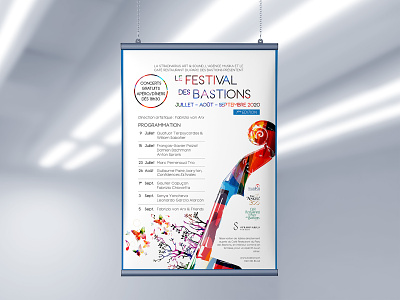 Poster for music festival design festival graphic design illustration music poster poster design typography vector