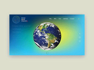 Global World Citizenship Website design digital digital production graphic design site design ui user experience user interface ux ux design web design