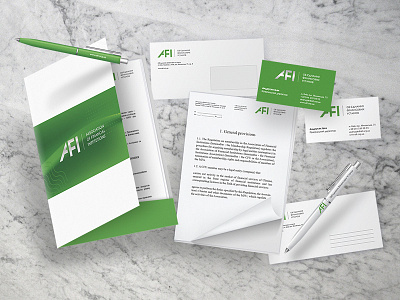 AFI. Brand Identity & Corporate Design. brand book brand identity branding corporate design corporate identity corporate style finances identity logo design logotype