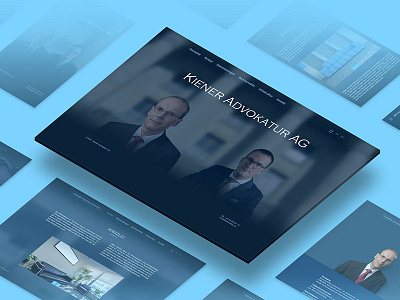 Law firm website. Website design, UX design.