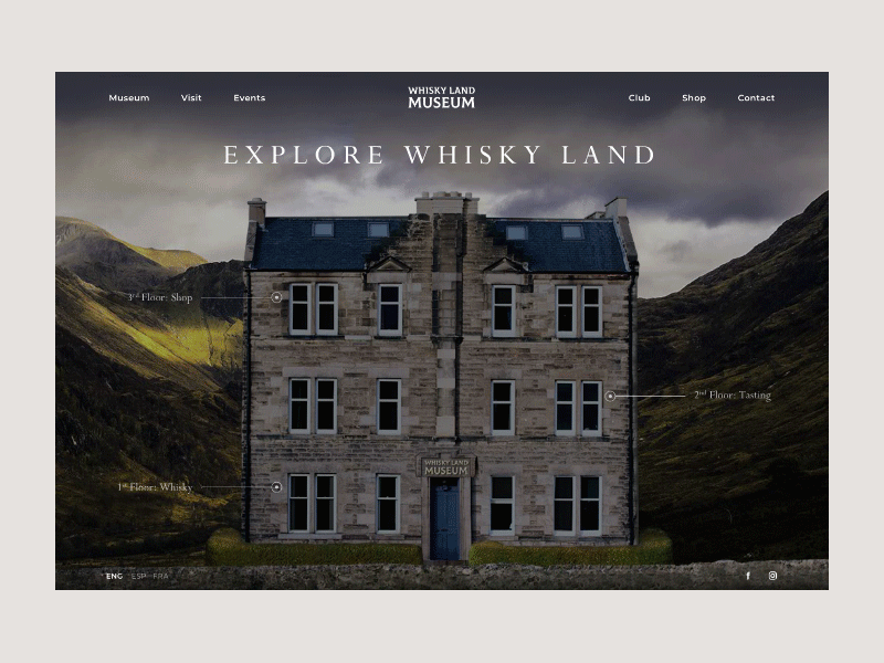 Whisky Land Museum, main page 🥃🤟