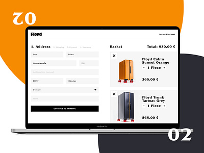 Floyd checkout redesign