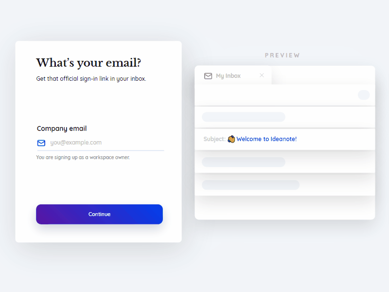 Save Account and Workspace Onboarding Flow for SaaS account creation animated form design form elements onboarding onboarding flow onboarding screens platform saas save account setup steps user account user centered design ux