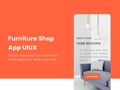 Online furniture shop mobile app UIUX app design ui ux