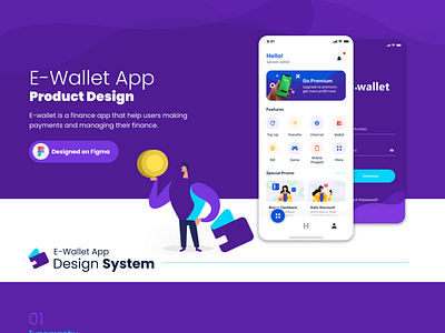 E-Wallet App Product Design app design illustration produc design ui ux