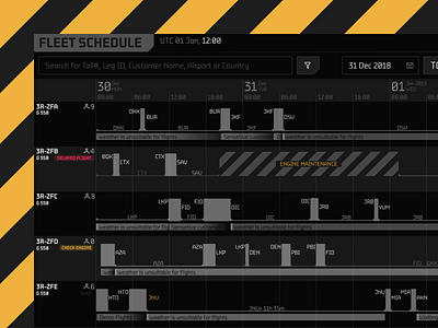 Fleet Schedule