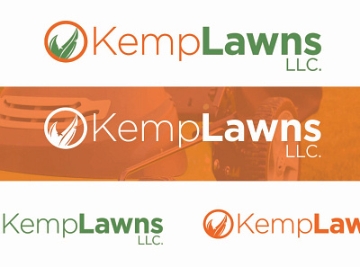 Kemp Lawns | Primary Mark & Variants brand design brand identity branding design logo web