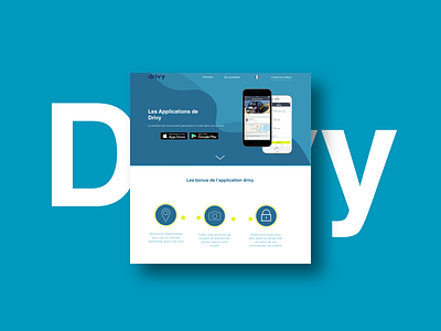 Drivy Application Mobile Website Part 1 app mobile drivy refont webdesign website