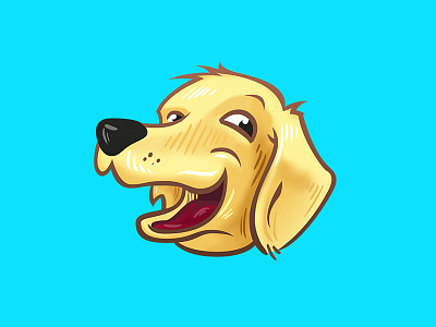 How u doing? dog illustration painting vector