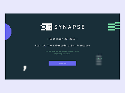 Synapse - Segment Conference conference ui ux website