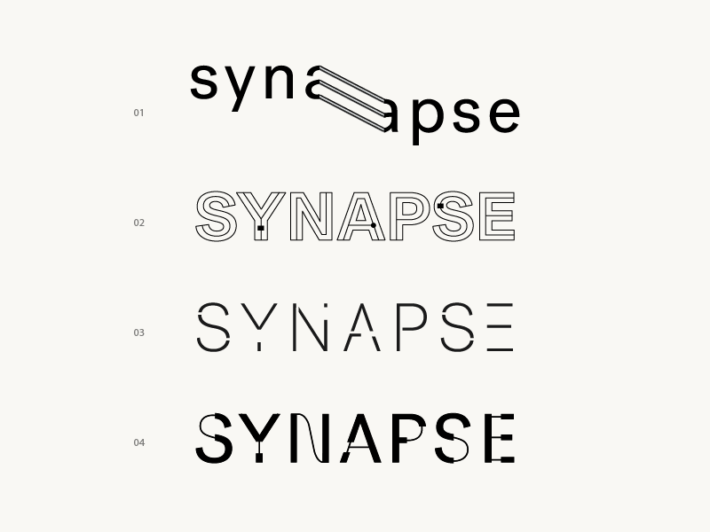 Synapse X - Logotype, Black